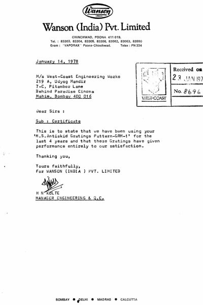 Certificate 20
