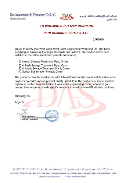 Certificate 31